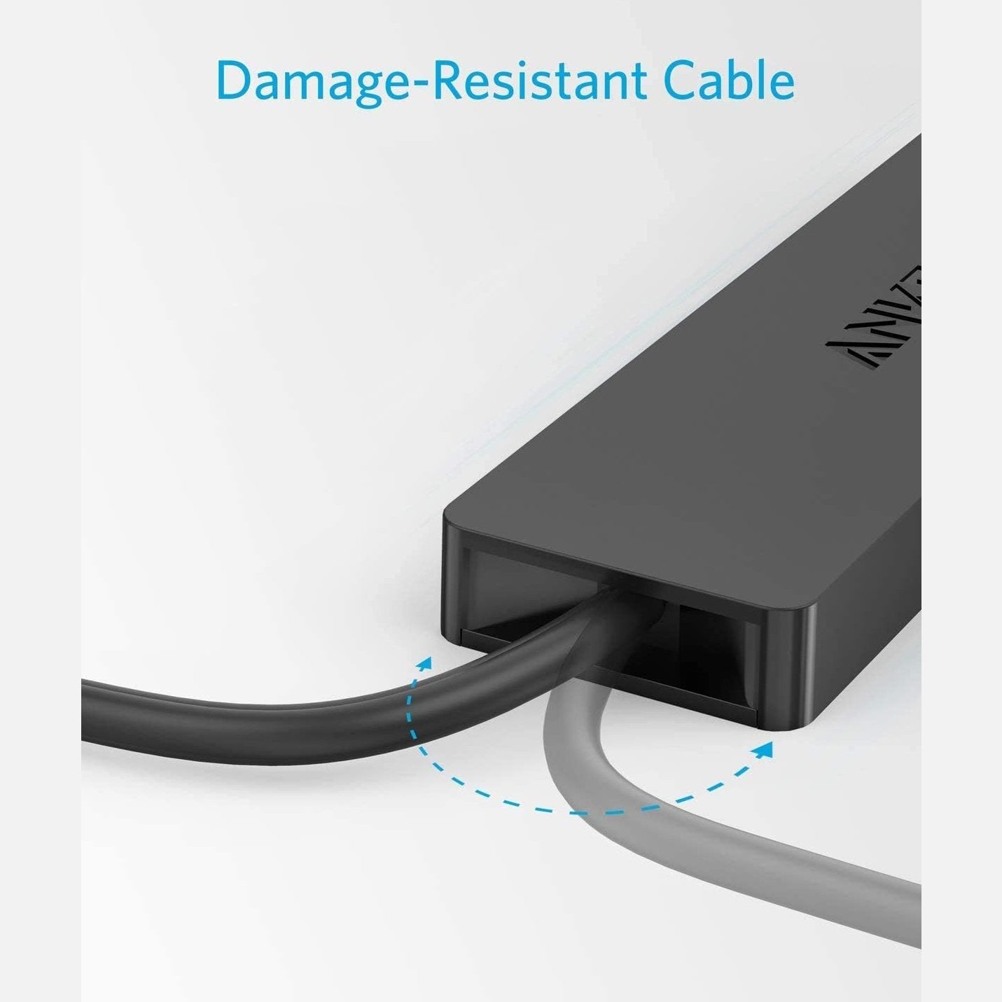 Anker 4-Port USB 3.0 Ultra Slim Data Hub with 2 ft Extended Cable for Macbook, Mac Pro / mini, iMac, Surface Pro, XPS, Notebook PC, USB Flash Drives, Mobile HDD, and More