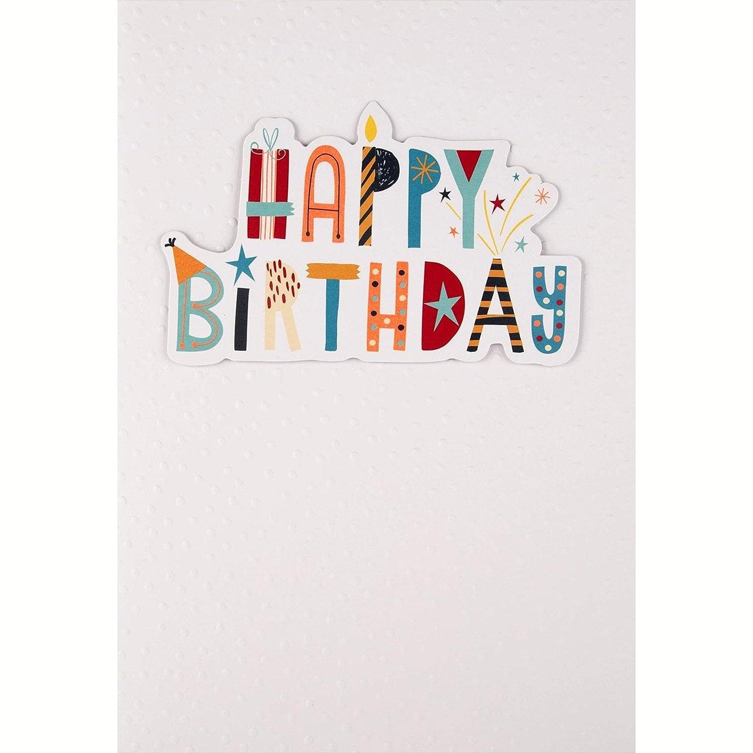 Birthday Card - Contemporary Polka Dot Design