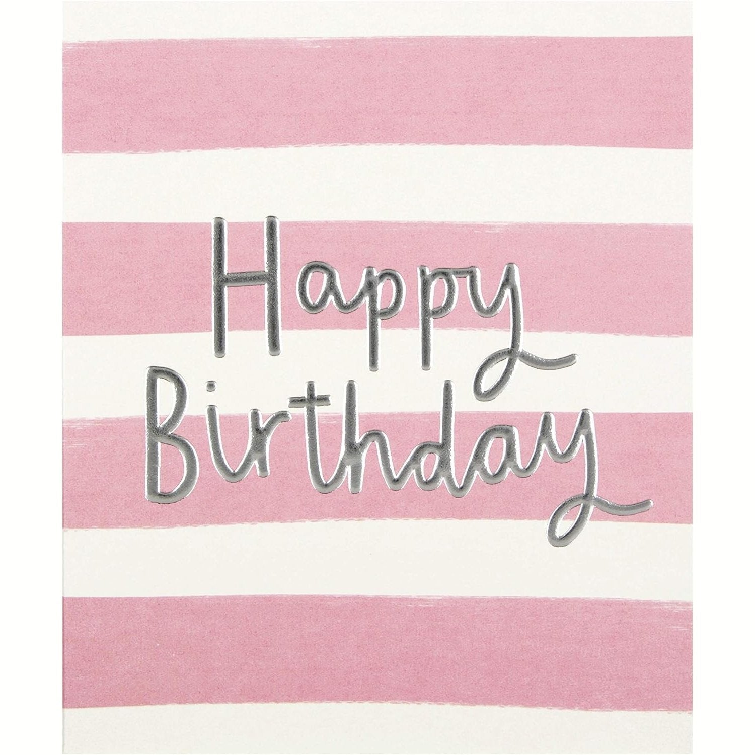 General Birthday Card from The Studio - Contemporary Embossed Text Design