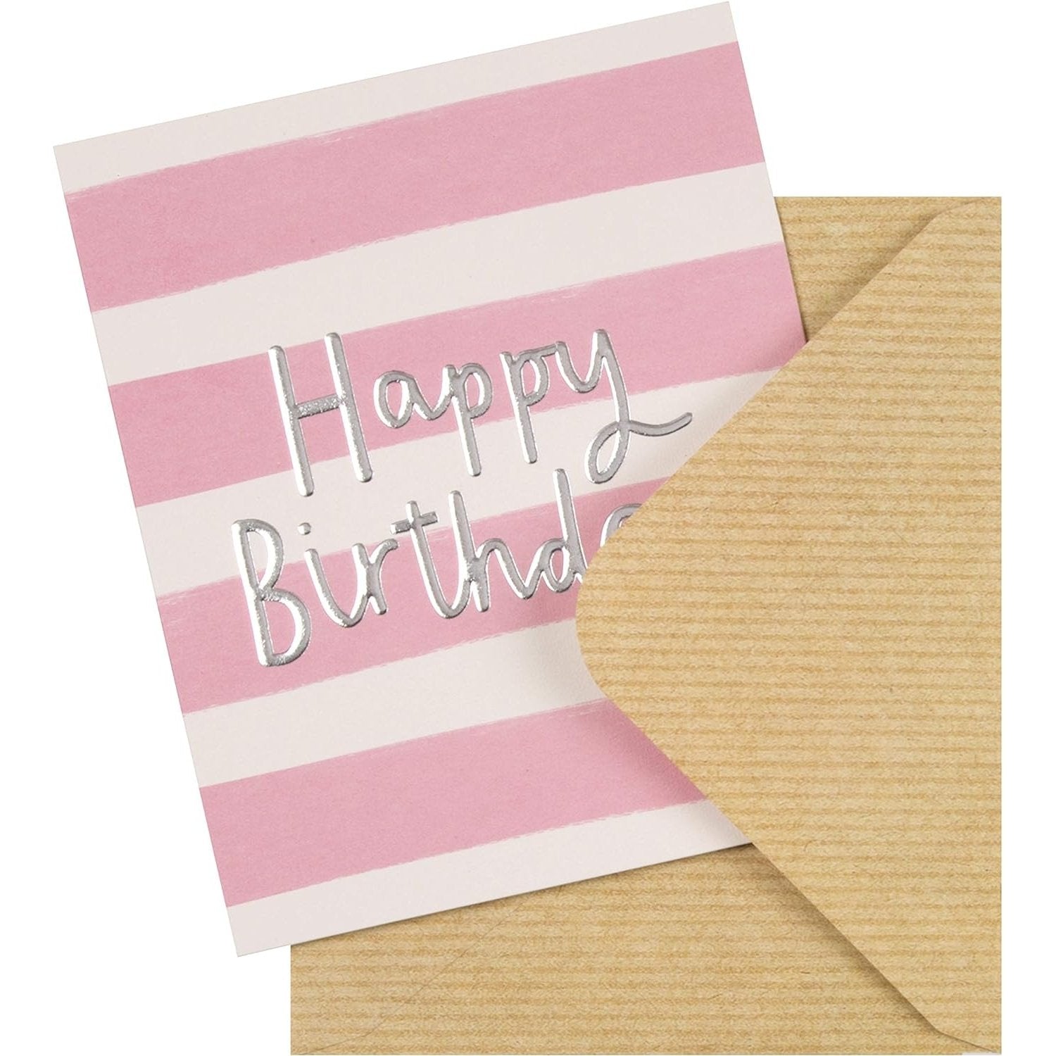 General Birthday Card from The Studio - Contemporary Embossed Text Design