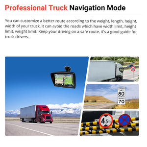 XGODY Car GPS Navigation 7 Inch Touch Screen GPS Navigator Truck Sunshade Sat Nav 256M+8G 2022 America Europe Map GPS Navigators - Azbrowse