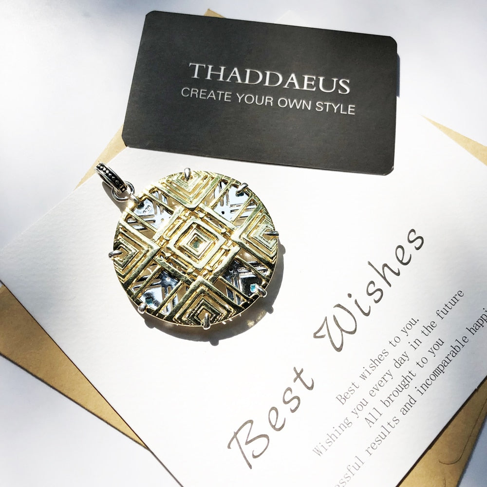 Pendant Blue Africa Ornament,Brand New Fashion Jewelry 925 Sterling Silver Bijoux Necklace Accessories Gift For Woman @ - Azbrowse