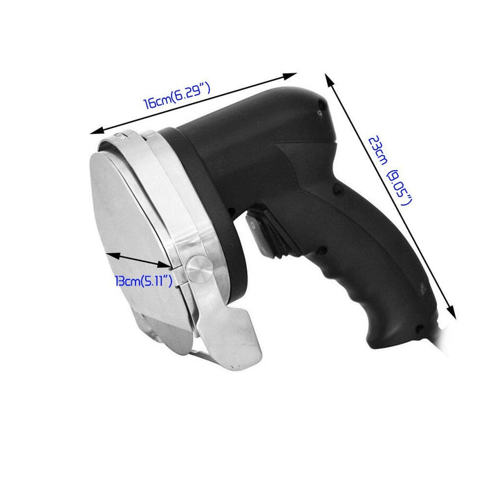 Trancheur de viande Barbecue électrique, couteau à Doner Kebab automatique, trancheur de Kebab électrique avec 2 lames pour couper le Shawarma Doner Kebab - Azbrowse