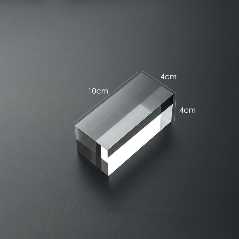 Acrylic Transparent Geometry Photography Props Scene Round Cylindrical Spherical Square Cosmetic Jewelry Props - Azbrowse