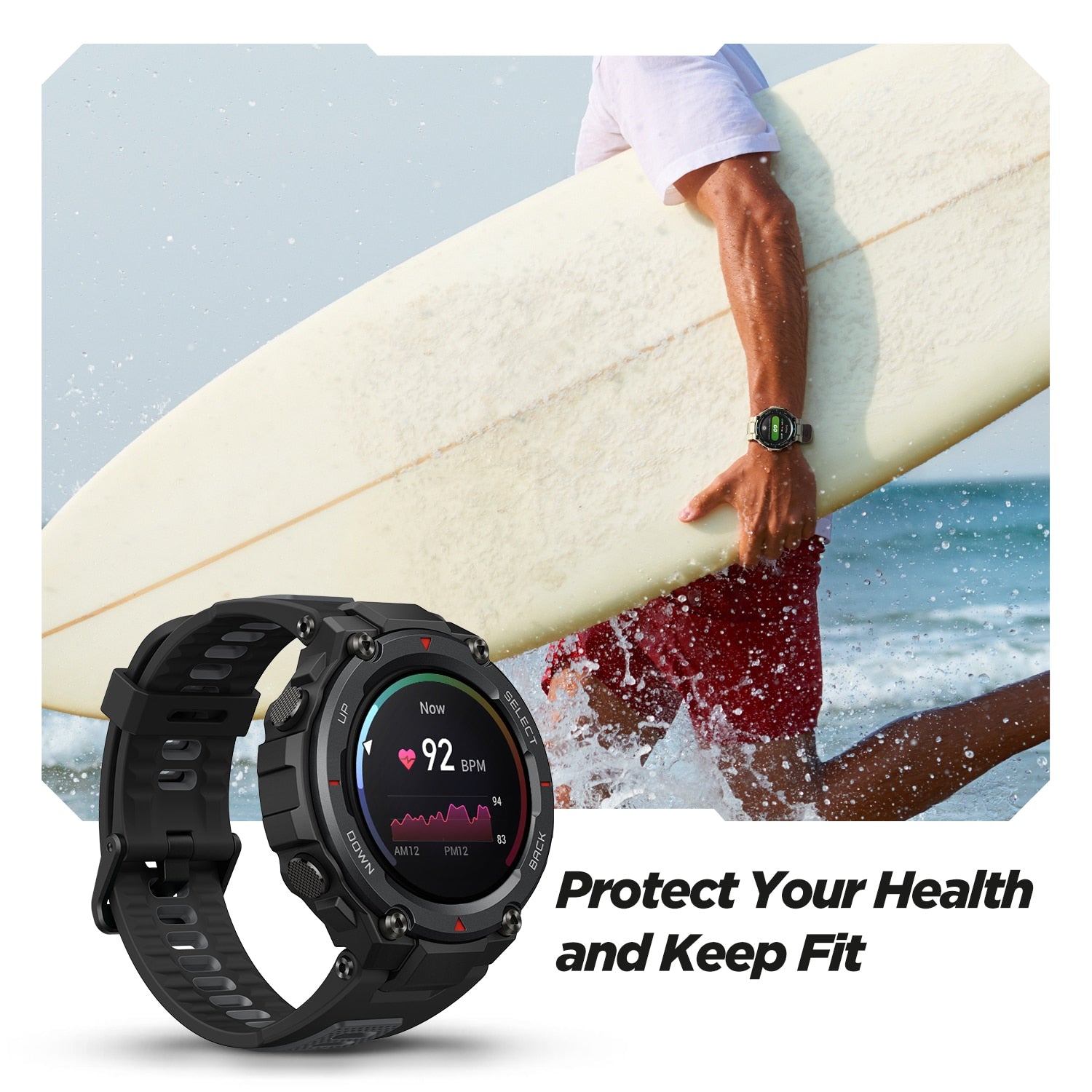 New Amazfit T-Rex Trex Pro T Rex GPS Outdoor Smartwatch Waterproof 18-day Battery Life 390mAh Smart Watch For Android iOS Phone - Azbrowse