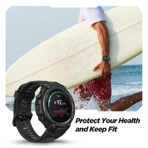 New Amazfit T-Rex Trex Pro T Rex GPS Outdoor Smartwatch Waterproof 18-day Battery Life 390mAh Smart Watch For Android iOS Phone - Azbrowse