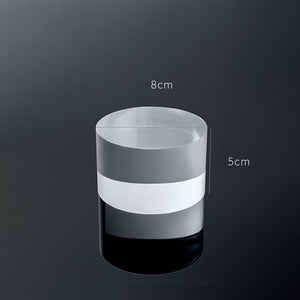 Acrylic Transparent Geometry Photography Props Scene Round Cylindrical Spherical Square Cosmetic Jewelry Props - Azbrowse