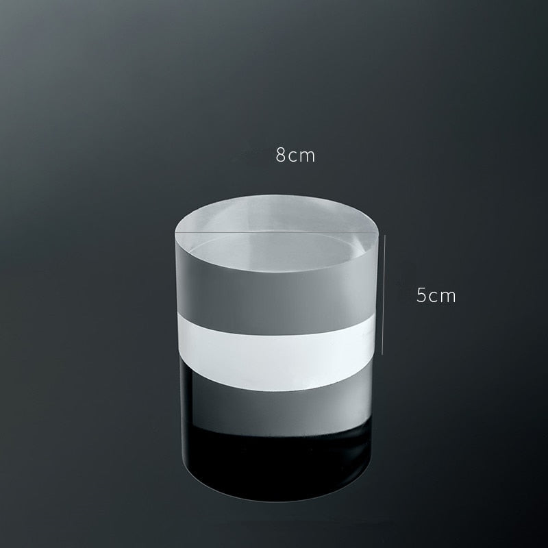 Acrylic Transparent Geometry Photography Props Scene Round Cylindrical Spherical Square Cosmetic Jewelry Props - Azbrowse