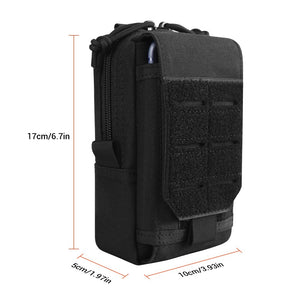 1000D Military Waist Bag Accessories Tools Tactical Molle Pouch EDC Tool Bag Compact Hunting Back Vest Pack Mobile Phone Holder - Azbrowse