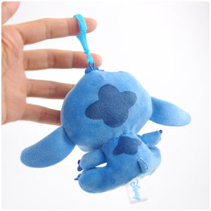 4"10cm Disney Lilo Stitch Plush Toys Dolls with Plastic hook Plush Keychain Pendant Soft Stuffed For Kids Baby Gifts - Azbrowse