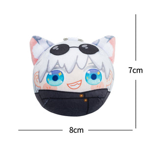 Jujutsu Kaisen Anime Keychain Yuji Itadori Gojo Satoru Fushiguro Megumi Cartoon Key Rings Bags Pendants Gifts For Girls Boys - Azbrowse