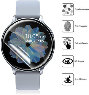 Screen Protector For Samsung Galaxy Watch 4/4 Classic 42mm 46mm Active 2 40mm 44mm Soft Film Cover For Galaxy Watch 3 41mm 45mm - Azbrowse