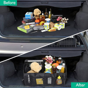 Car Trunk Organizer Eco-Friendly Super Strong & Durable Collapsible Cargo Storage Box For Auto Trucks SUV Trunk Box / Box - Azbrowse
