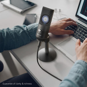FIFINE USB Microphone for laptop and Computers for Recording Streaming Voice overs Podcasting for Audio&Video K670 - Azbrowse