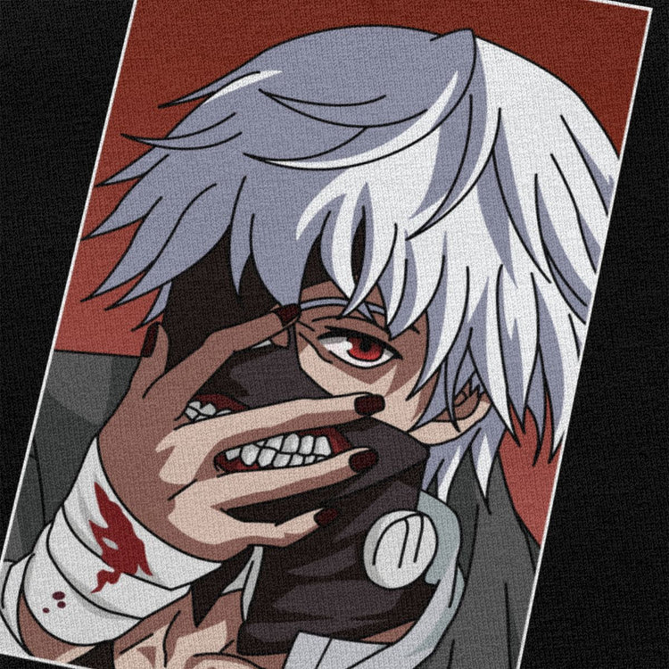 Tokyo Ghoul Ken Kaneki T Shirt for Men Pre-shrunk Cotton Graphic T-shirt O-neck Short Sleeve Japanese Anime Manga Tee Clothing - Azbrowse