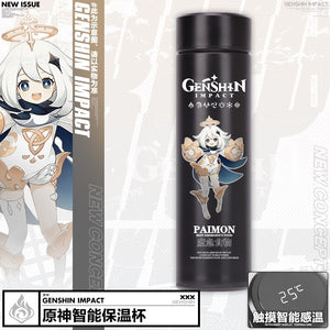 Anime Game Genshin Impact Venti Paimon Klee Diluc Qiqi Keqing Stainless Steel Vacuum Cup Thermos Cup Water Bottle Xmas Gift - Azbrowse
