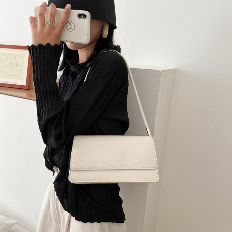 Animal Prints New Bags for Women 2022 New Luxury Handbags Designer Shoulder Bag Fashion PU Leather Female Underarm Bag - Azbrowse