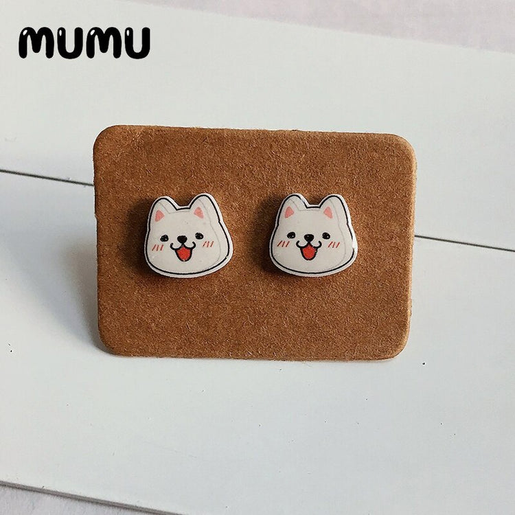 2020 New Anime Demon Slayer: Kimetsu No Yaiba Earring Jewelry Epoxy Kamado Tanjirou Nezuko Mask Acrylic Earrings - Azbrowse