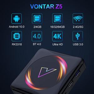 VONTAR Z5 Smart TV Box Android 11 Android 10 4G 64GB 32GB RK3318 1080p 4K BT Media player TVBOX Set Top Box 2GB16GB - Azbrowse