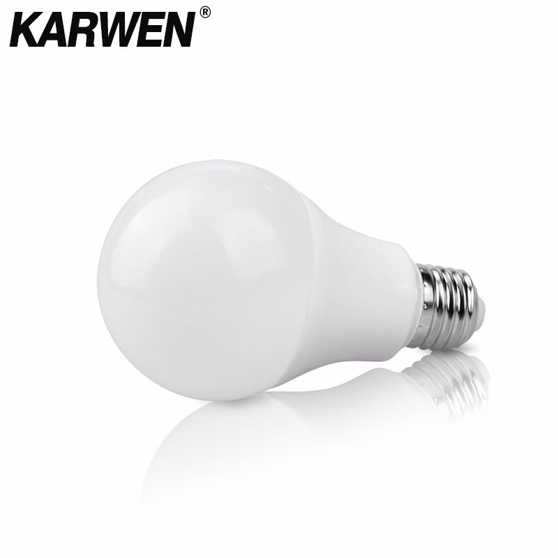 KARWEN Lampada LED E27 LED lamp bulb  E14 AC 220V 230V 240V 3w 6w 9w 12w 15w 18w 20w LED Spotlight Table lamp light