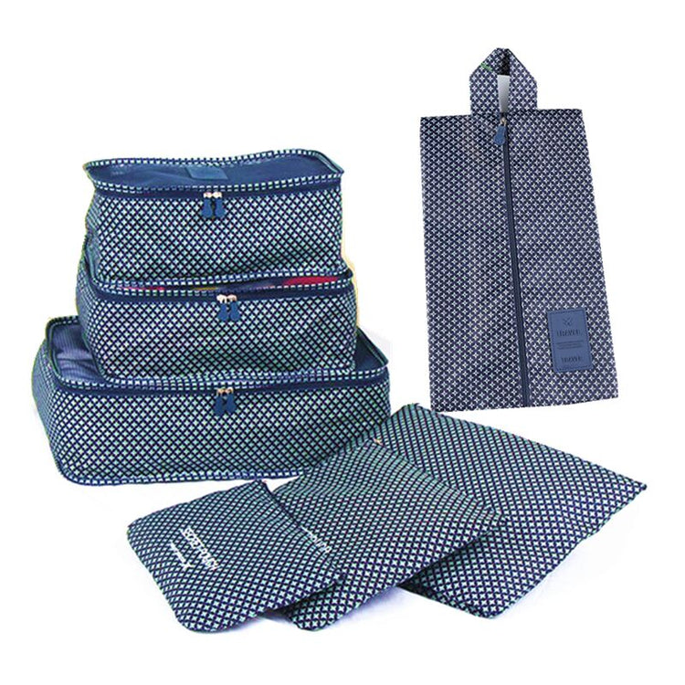 RUPUTIN 7Pcs/set Trip Luggage Organizer Clothes Finishing Kit Storage Bag Cosmetic toiletrie Storage Bag Home Travel Accessories - Azbrowse