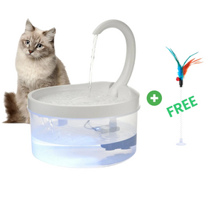 Pet Water Fountain Automatic Power-off When Lack of Water Bird Water Dispenser Dog Drinking Fountain With LED Light water level - Azbrowse