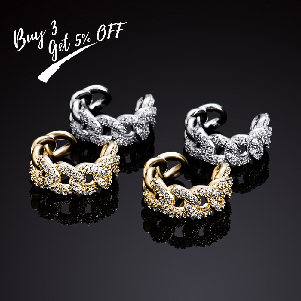 TOPGRILLZ 2021 New Small Clip Earrings For Women Vintage Simple Jewelry Accessories