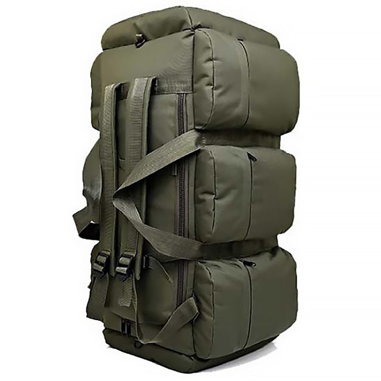 90L Large Capacity Men's Travel Bags Canvas Military Tactical Backpack Waterproof Hiking Climbing Camping Rucksack Bags XA216K - Azbrowse