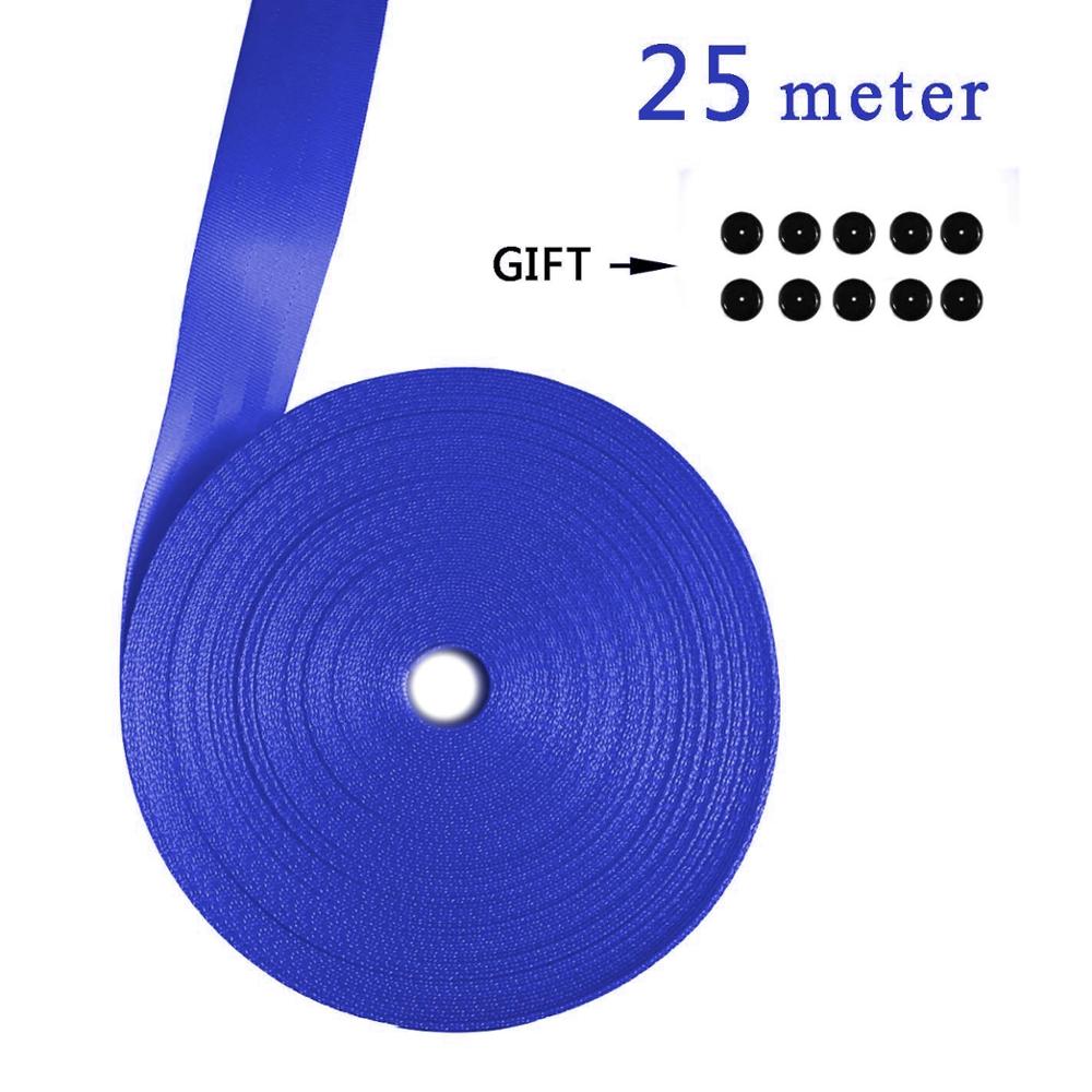Blue 3M-30M car modified seat belt webbing 3C standard certified child safety belt car accessories - Azbrowse