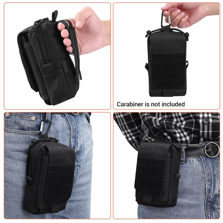 1000D Military Waist Bag Accessories Tools Tactical Molle Pouch EDC Tool Bag Compact Hunting Back Vest Pack Mobile Phone Holder - Azbrowse