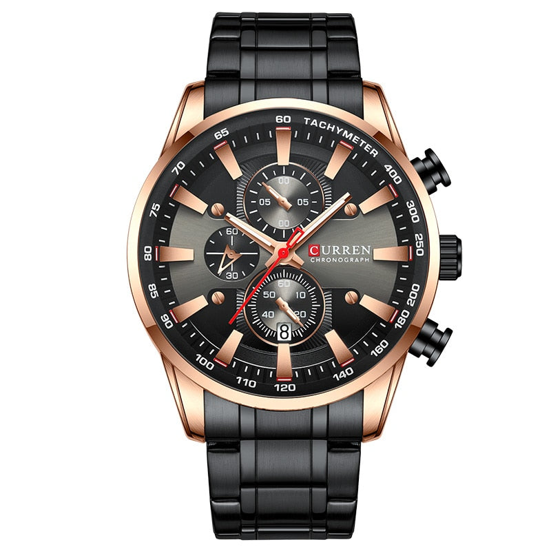 New Watches for Men Top Luxury Brand CURREN Quartz Men’s Watch Sport Waterproof Wrist Watches Chronograph Date Relogio Masculino