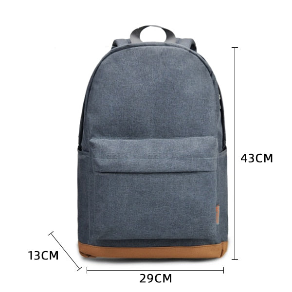 TINYAT Men's 15 inch laptop backpacks computer male school Backpacks Rucksacks leisure for teenage Travel Shoulder Mochila Grey - Azbrowse