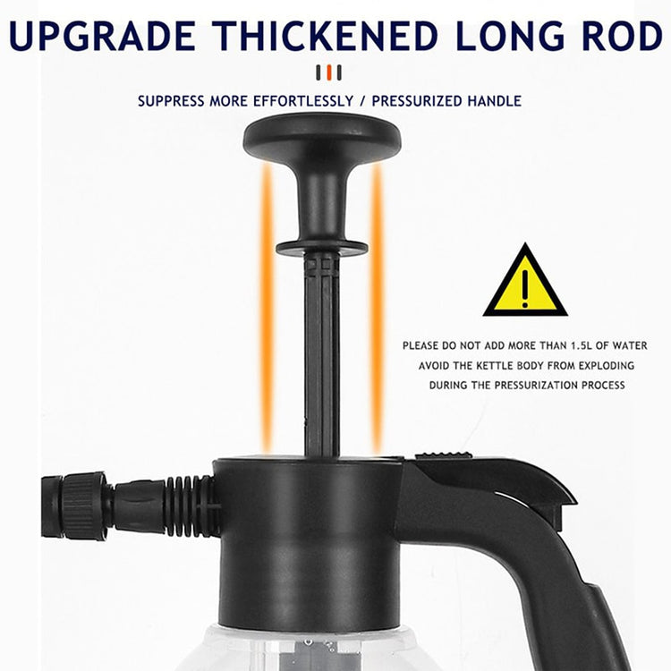 2L Hand Pump Foam Sprayer with 3 Types of Nozzle Hand Pneumatic Foam Cannon Snow Foam Car Wash Spray Bottle Car Window Cleaning - Azbrowse