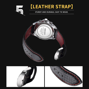 MEGIR Mens Watches Top Brand Luxury Quartz Watch Men Fashion Luminous Army Waterproof Men Wrist Watch  Relogio Masculino 1010G - Azbrowse