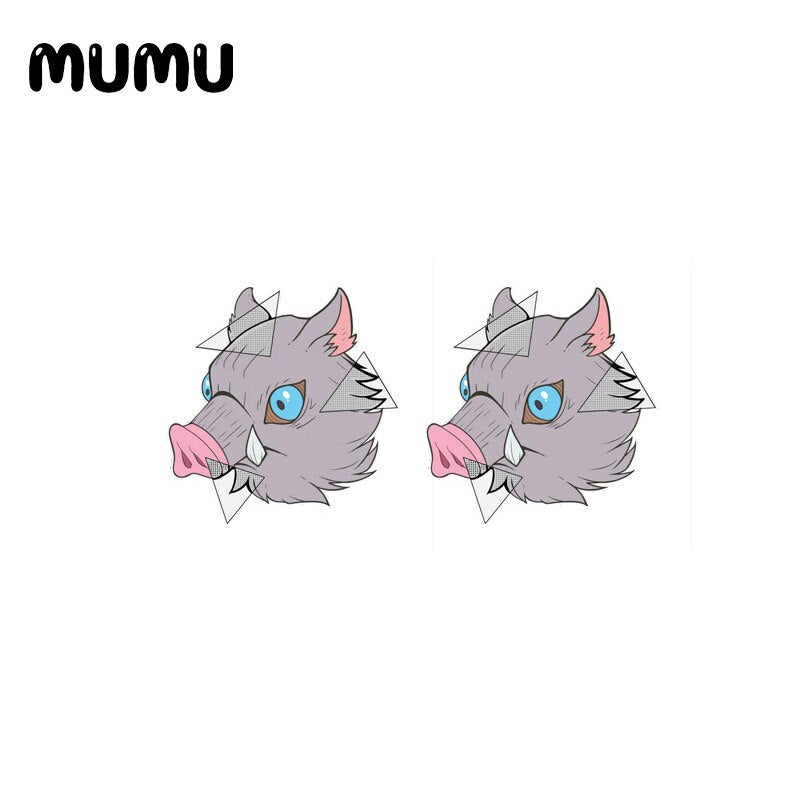 2020 New Anime Demon Slayer: Kimetsu No Yaiba Earring Jewelry Epoxy Kamado Tanjirou Nezuko Mask Acrylic Earrings - Azbrowse