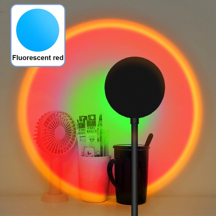 LED Projection Lamp Sunset Light Night LED Sunset Bulb Color Lamp 5V USB Rainbow Lamp Desk LED Decoration Atmosphere Lighting - Azbrowse