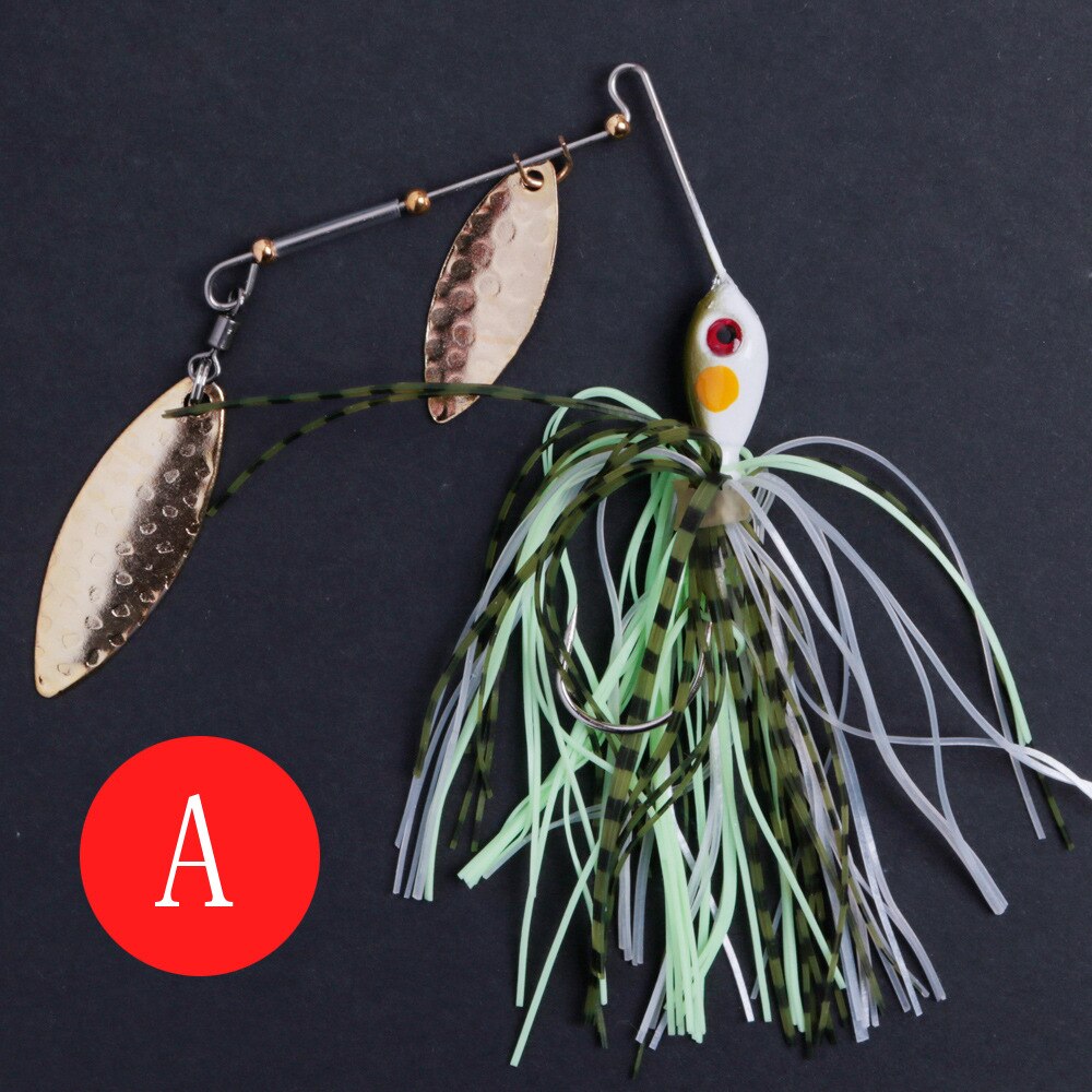 1pcs Spinner Bait 10G 16G Metal Lure Hard Fishing Lure Spinner Lure Spinnerbait Pike Swivel Fish Tackle Wobbler Fish Accessories