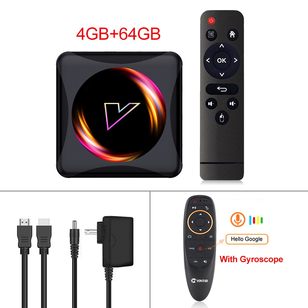 VONTAR Z5 Smart TV Box Android 11 Android 10 4G 64GB 32GB RK3318 1080p 4K BT Media player TVBOX Set Top Box 2GB16GB - Azbrowse