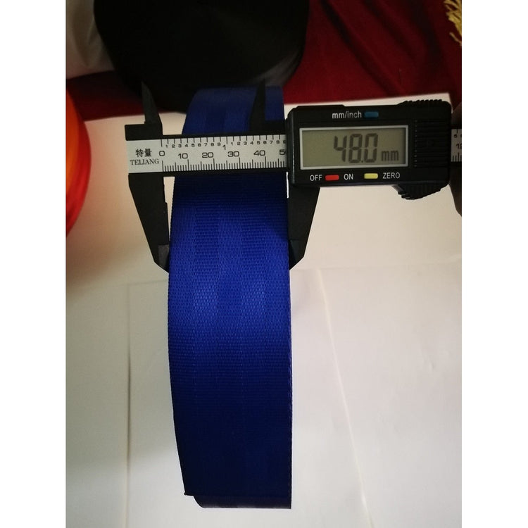 Blue 3M-30M car modified seat belt webbing 3C standard certified child safety belt car accessories - Azbrowse