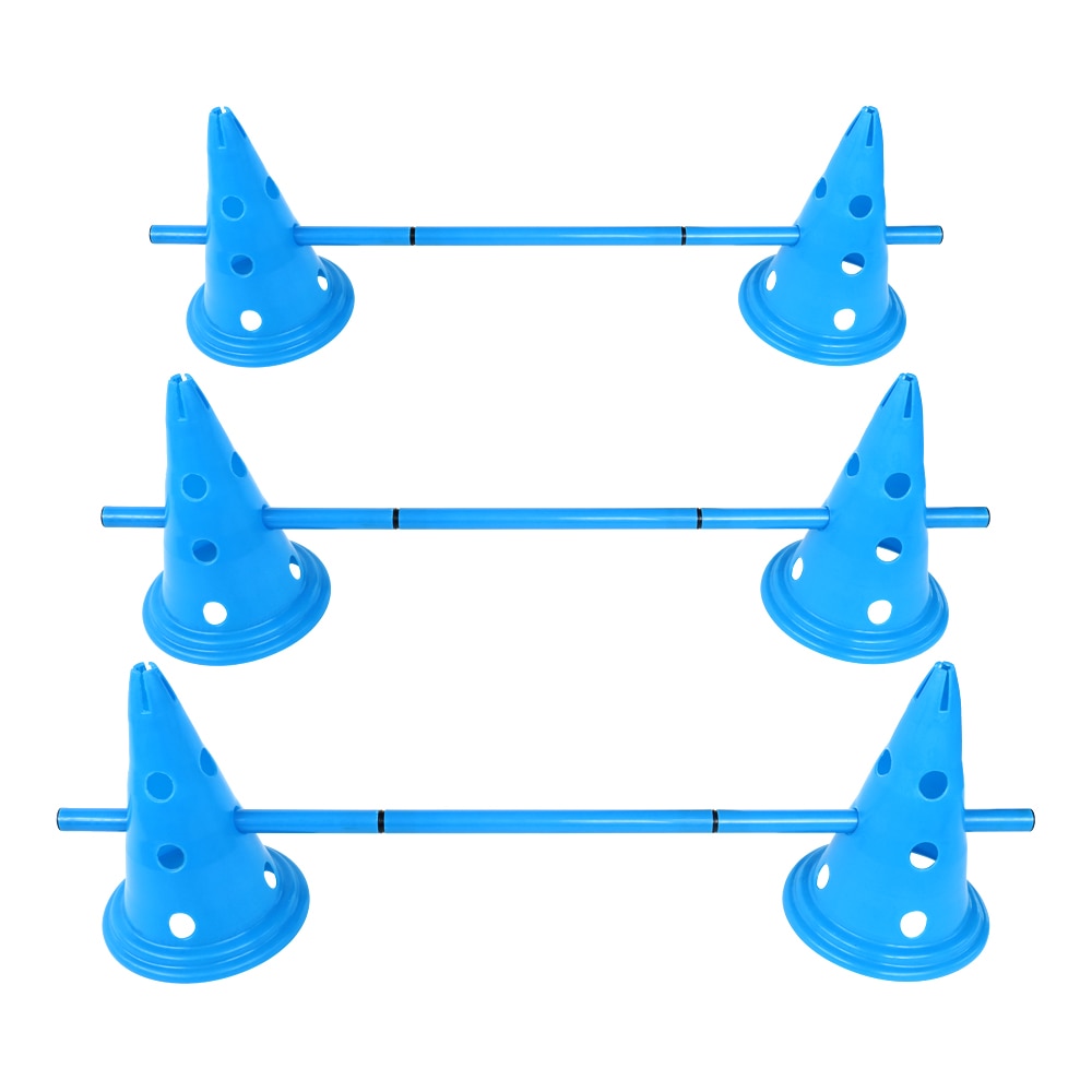 3set Dog Training Products Durable Dogs Running Jumping Stakes Pets Outdoor Sports Stake Pole Portable Pet Agility Equipment - Azbrowse