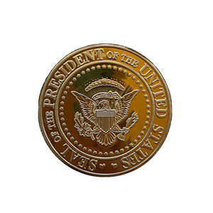 Collectible Gold Coins US Donald Trump Commemorative Coin "Second Presidential Term 2021-2025 IN GOD WE TRUST" - Azbrowse