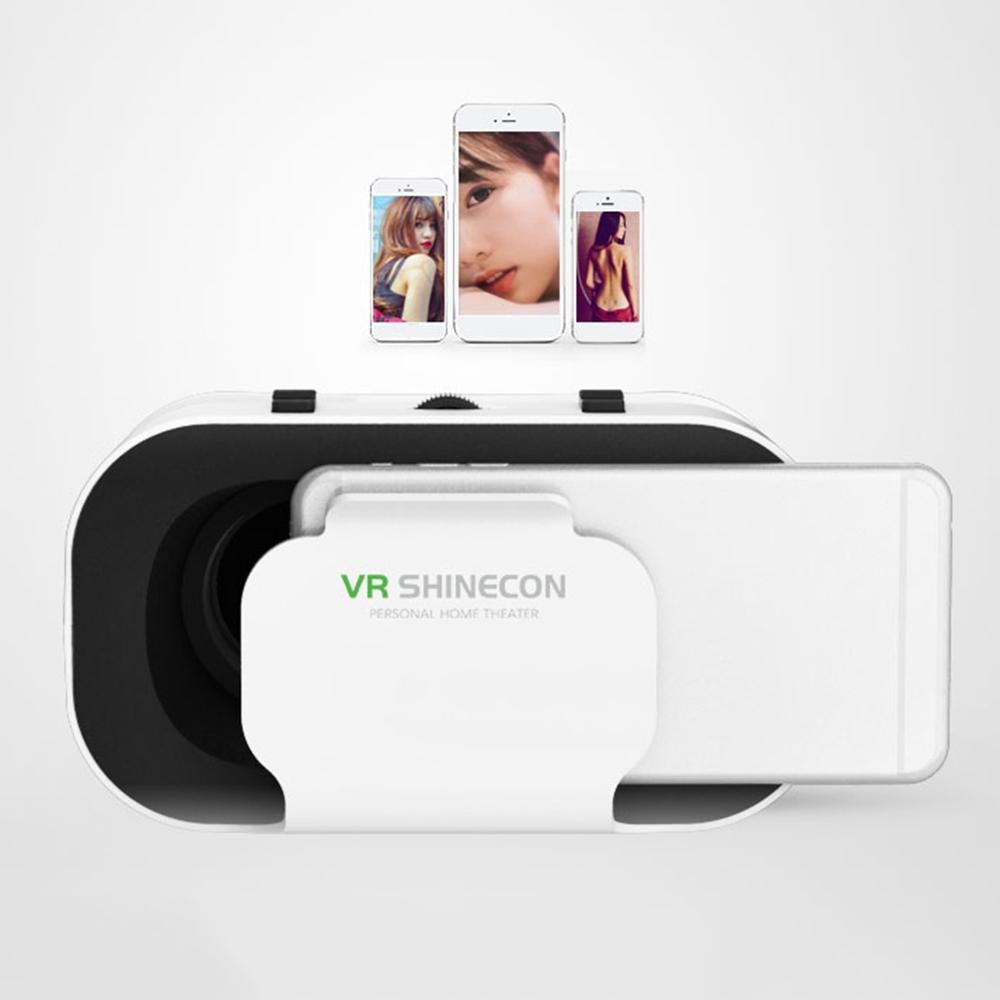 VR SHINECON VR Glasses Universal Virtual Reality Glasses for Mobile Games 360 HD Movies 4.7-6.53&#39;&#39; Smartphone