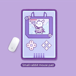 Big Mouse Pad Cute Cat Ears Desk Pad Thicken Computer Games Non-slip Pink Girl Cartoon Super Cute For Girl Game Boy 80CM*40CM - Azbrowse