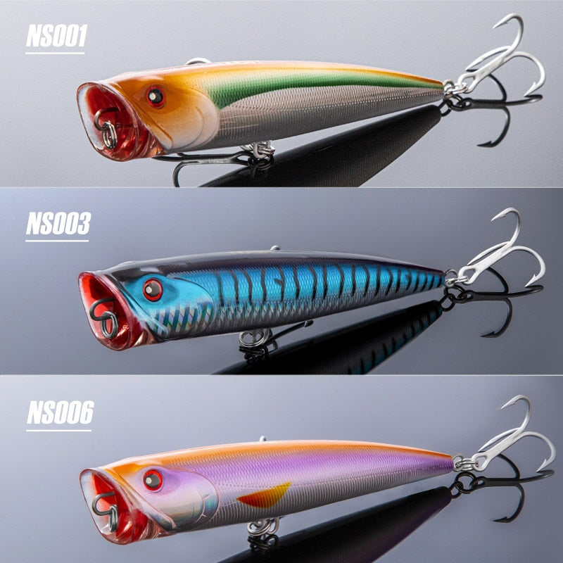 NOEBY Topwater Popper Fishing Lures 140mm 40g Saltwater Artificial Hard Baits for Sea Fishing Lure - Azbrowse