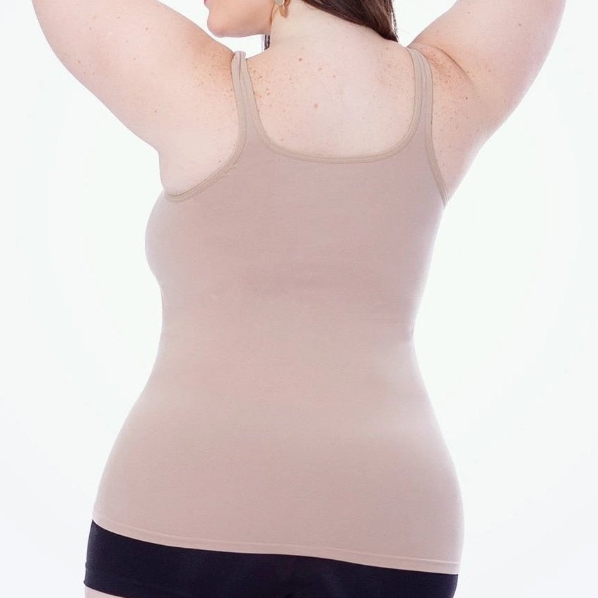 SH-0009 Body Shaper soft seamless slimming tank Removable pad Cami Tank Top confort Plus Size Women Body Shaper