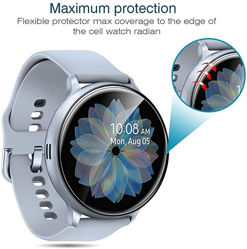 Screen Protector For Samsung Galaxy Watch 4/4 Classic 42mm 46mm Active 2 40mm 44mm Soft Film Cover For Galaxy Watch 3 41mm 45mm - Azbrowse