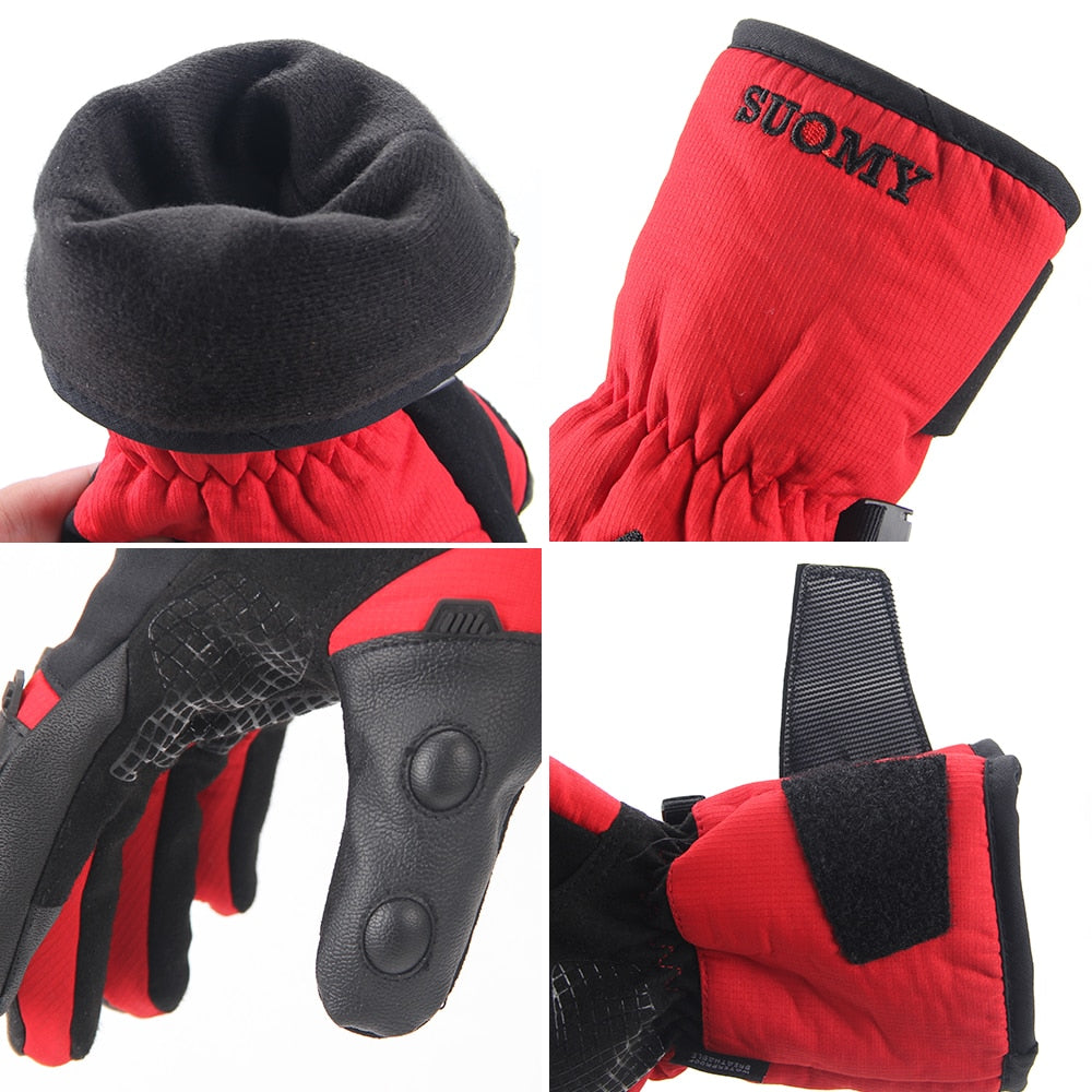 Winter Motorcycle Gloves Waterproof Moto Motocross Gloves Windproof Moto Gloves Touch Screen Motorbike Riding Guantes - Azbrowse