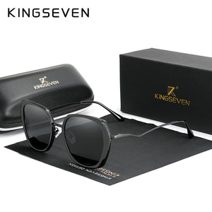 Genuine KINGSEVEN Women's Glasses Luxury Brand Design Sunglasses Gradient Polarized Lens Sun glasses Butterfly Oculos Feminino - Azbrowse