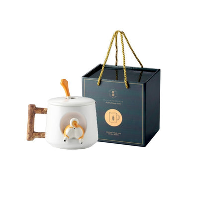 INS Shiba Inu Akita DOG 420ML COFFEE TEA MUGS CUP NORTH EUROPE STYLE FASHION DESIGN - Azbrowse