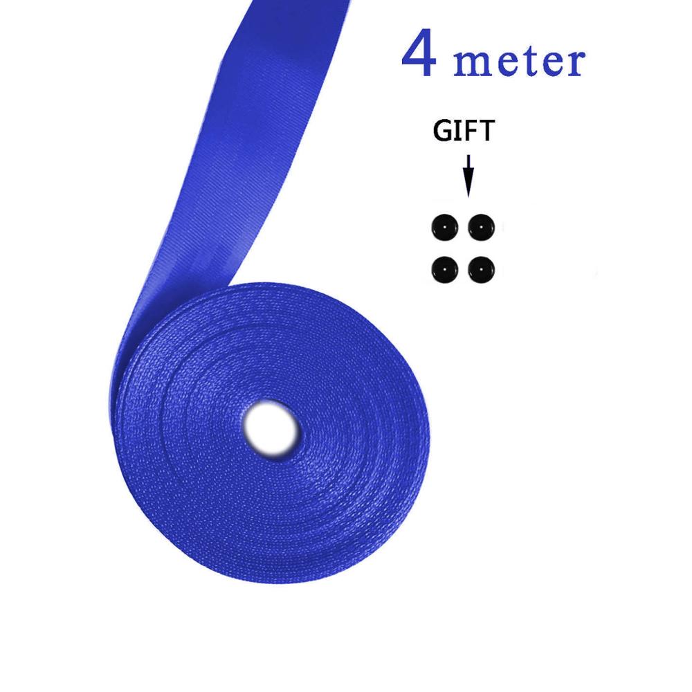Blue 3M-30M car modified seat belt webbing 3C standard certified child safety belt car accessories - Azbrowse